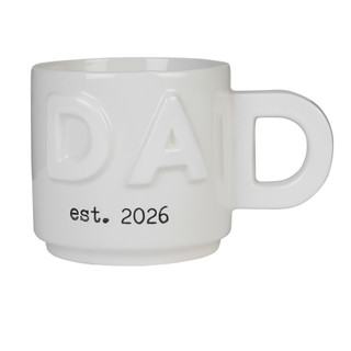 Thumbnail 1: Mud Pie Dad Letter Handle Mug  