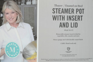 Thumbnail 2: Martha Stewart 3 Pc 16 qt Steamer Pot Set  