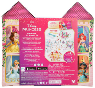 Thumbnail 2: Disney Princess 332 Pc Princess Castle Style DIY Bracelet Kit  
