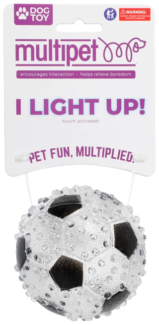 Thumbnail 1: Multipet LED Light Up Sports Ball Dog Toy  