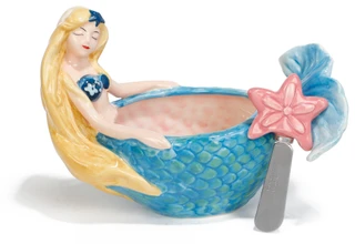 Thumbnail 1: Blue Sky Clayworks Mermaid Dip & Spreader Set 