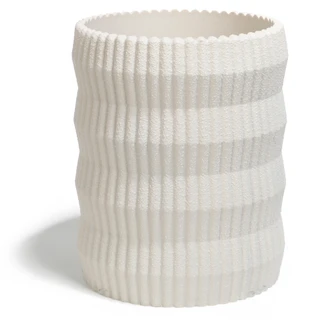 Thumbnail 1: DWELL Scallop Stone Waste Bin 