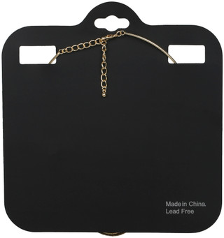 Thumbnail 2: Dianne Laurent  Contemporary Oval Pendant Collar Necklace  