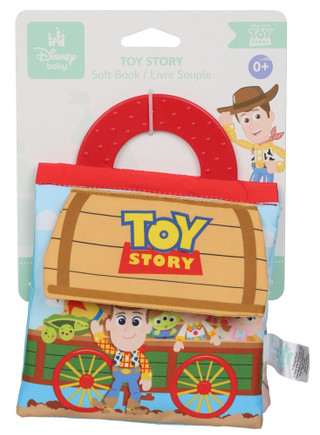 Thumbnail 1: Disney Baby Toy Story Soft Baby Crinkle Book w/ Teether Handle  
