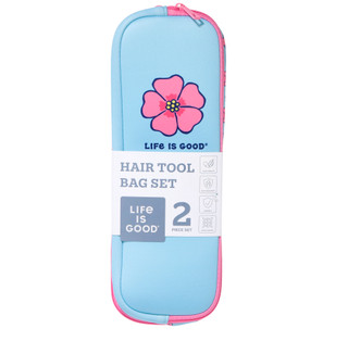Thumbnail 1: Life is Good 2 Pc Hair Tool Bag Set 