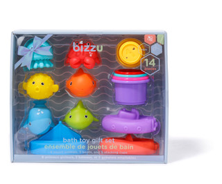 Thumbnail 1: Bizzu Baby 14 Pc Bath Toy Gift Set 