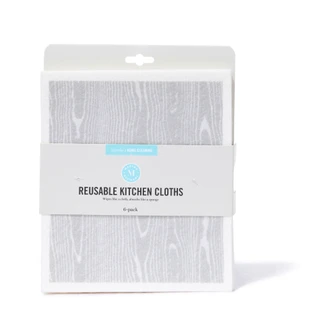 Thumbnail 1: Martha Stewart 6 Pk Reusable Kitchen Cloths 