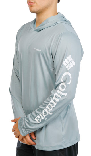 Thumbnail 3: Columbia Men's Long Sleeve Hooded Performance Shirt 
