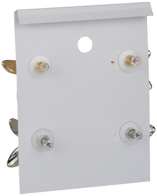 Thumbnail 2: Natasha 2 Pk Floral Stud Earring Set 
