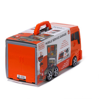Thumbnail 2: Black & Decker 36 Pc Mobile Service Garage Toy Set 