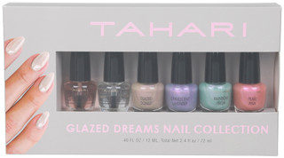 Thumbnail 1: Tahari 6 Pc Glazed Dreams Nail Polish Collection Set 