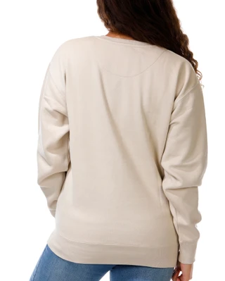 Thumbnail 3: PURA VIDA Junior's Long Sleeve Graphic Crew Neck Sweatshirt 
