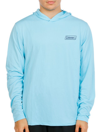 Thumbnail 3: Coleman Men's Long Sleeve Hooded Performance Shirt 