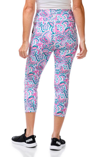 Thumbnail 2: Brisas Women's Active Paisley Capris 