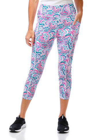 Thumbnail 1: Brisas Women's Active Paisley Capris 