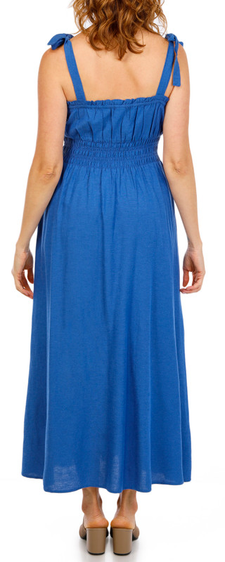 Thumbnail 3: BILA Women's Smocked Maxi Dress 