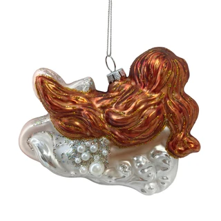 Thumbnail 2: Magical Season Lying Mermaid Glass Ornament 