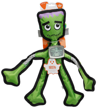 Thumbnail 1: Multipet Halloween Skele-Rope Frankenstein Dog Toy 