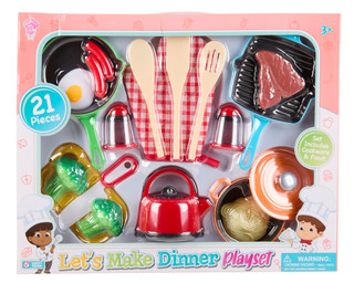 Thumbnail 1: Brooklyn Lollipop 21 Pc Let's Make Dinner Playset 