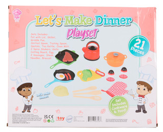 Thumbnail 2: Brooklyn Lollipop 21 Pc Let's Make Dinner Playset 