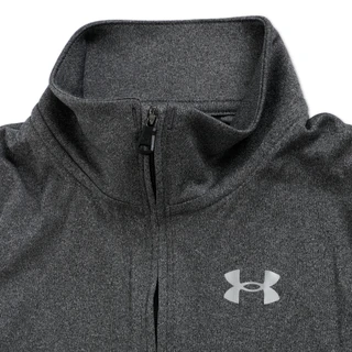 Thumbnail 2: Under Armour Boys Active Logo Loose Fit 1/4 Zipper Hoodie 