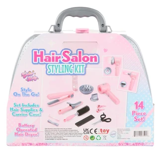 Thumbnail 2: Brooklyn Lollipop 14 Pc Hair Salon Styling Kit Playset 