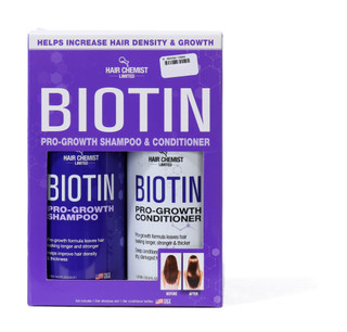 Thumbnail 1: HAIR CHEMIST 2 Pc Biotin Pro-Growth Shampoo & Conditioner Set 