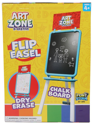 Thumbnail 2: Art Zone B-Creative 3-in-1 Art 2 Go Travel Easel  