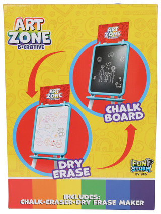 Thumbnail 1: Art Zone B-Creative 3-in-1 Art 2 Go Travel Easel  