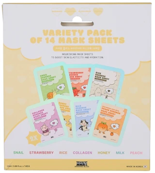 Thumbnail 1: Arirang Bliss 14 Pk Variety Nourishing Mask Sheets 