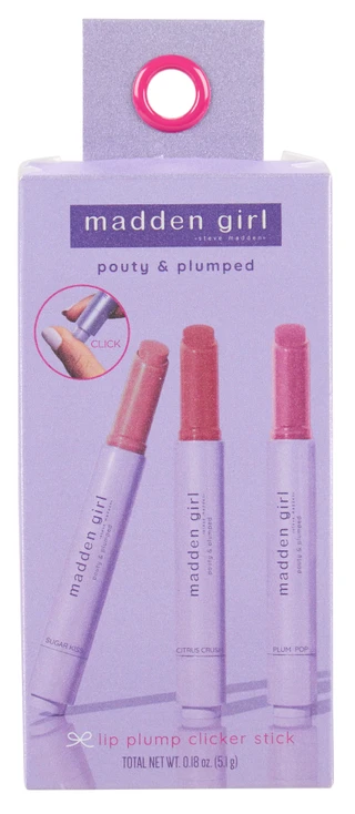 Thumbnail 1: Madden Girl 3 Pk Pouty & Plumped Lip Plump Clicker Stick 