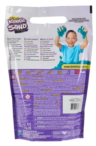 Thumbnail 2: Spin Master 2 lb Twinkly Teal Shimmer Kinetic Sand  