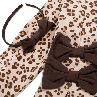 Thumbnail 2: B TWEEN Little Girls 2 Pc Flare Leg Pants Set with Bow Headband 