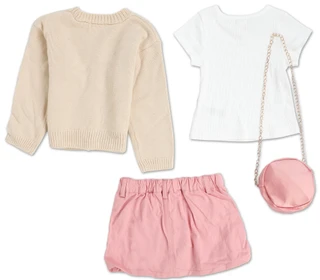 Thumbnail 2: Nannette Toddler Girls 4 pc Skirt Set  