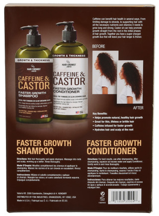Thumbnail 2: HAIR CHEMIST Caffeine & Castor Faster Growth Shampoo & Conditioner 