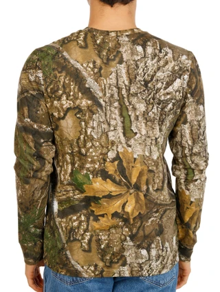 Thumbnail 2: Realtree Men's Long Sleeve Printed Tee 