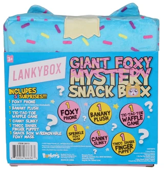 Thumbnail 2: Bonkers Toy Co. LankyBox Giant Foxy Mystery Snack Box 