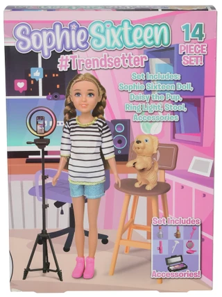 Thumbnail 2: Brooklyn Lollipop 14 Pc Sophie Sixteen Trendsetter Play Set 