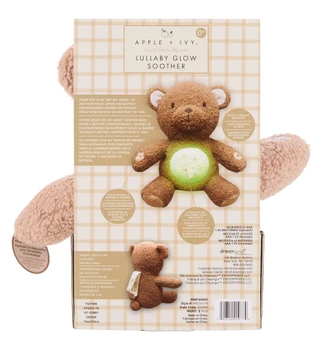Thumbnail 2: Apple + Ivy Lullaby Glow Soother Teddy Bear 