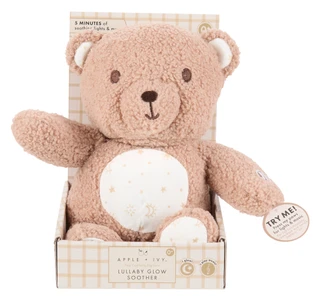Thumbnail 1: Apple + Ivy Lullaby Glow Soother Teddy Bear 
