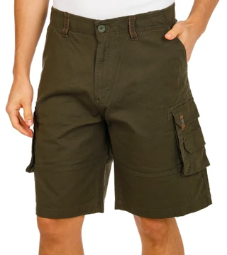 Thumbnail 1: Bass Creek Men's Solid Cargo Shorts  