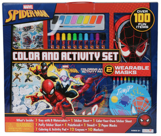 Thumbnail 1: Marvel 100+ Pc Spider-Man Color & Activity Set 