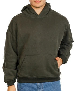Thumbnail 1: BROOKLYN CLOTH Men's Originals Soft Fleece Boxy Hoodie 