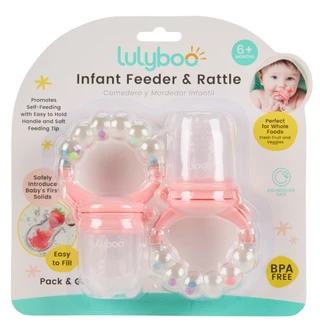 Thumbnail 1: Lulyboo 2 Pk Infant Feeder & Rattle  