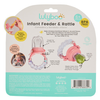 Thumbnail 2: Lulyboo 2 Pk Infant Feeder & Rattle  