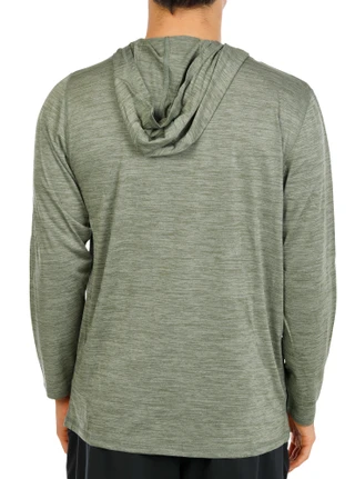 Thumbnail 2: Spyder Men's Active UPF 50+ Rashguard Protection Long Sleeve Hoodie 