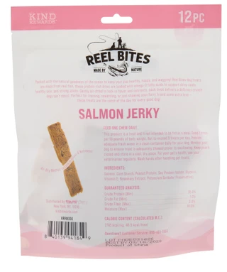 Thumbnail 2: Kind Rewards 12 Pk Salmon Jerky  
