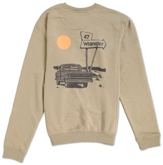 Thumbnail 1: Wrangler Boy's Logo  Truck Graphic Sweatshirt 