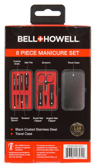 Thumbnail 2: Bell Howell 8 Pc Manicure Set  