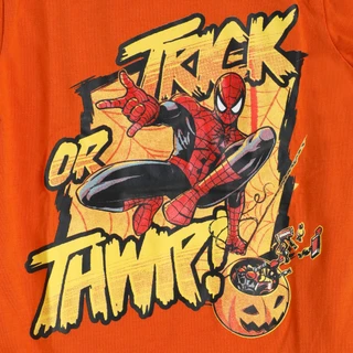 Thumbnail 2: Marvel Little Boys Halloween Trick or Treat Spiderman Graphic Tee 